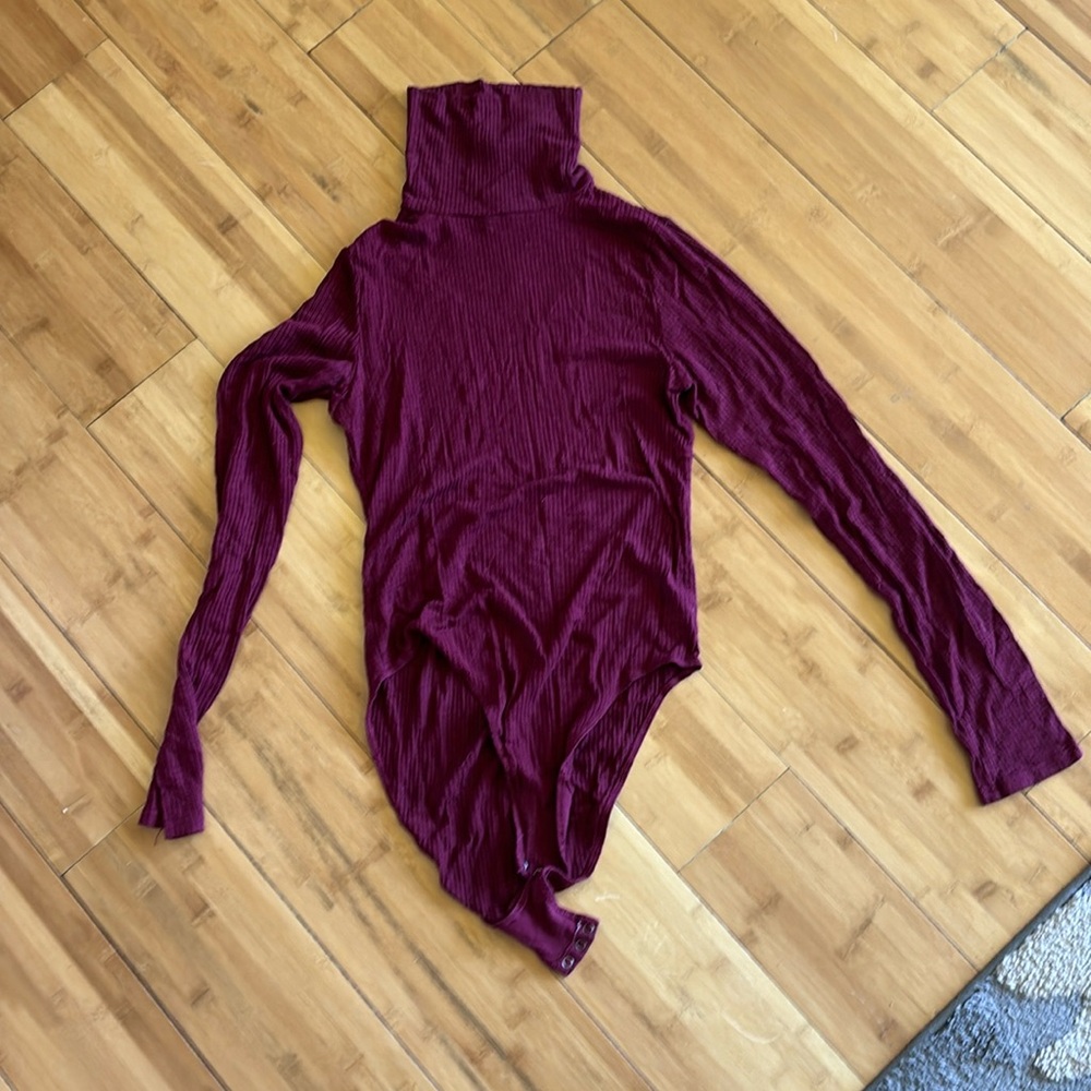 Maroon bodysuit
